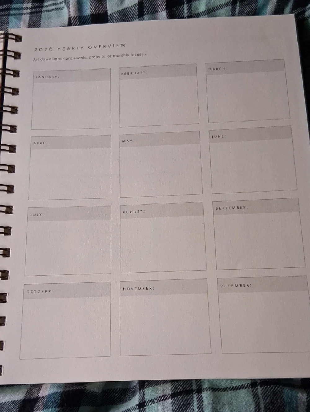 NWT! 2026 Ramona & Ruth Weekly Overview Planner & Calenders